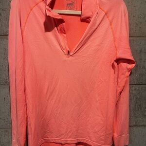 Puma Women's Vibrant Coral Long Sleeve Top